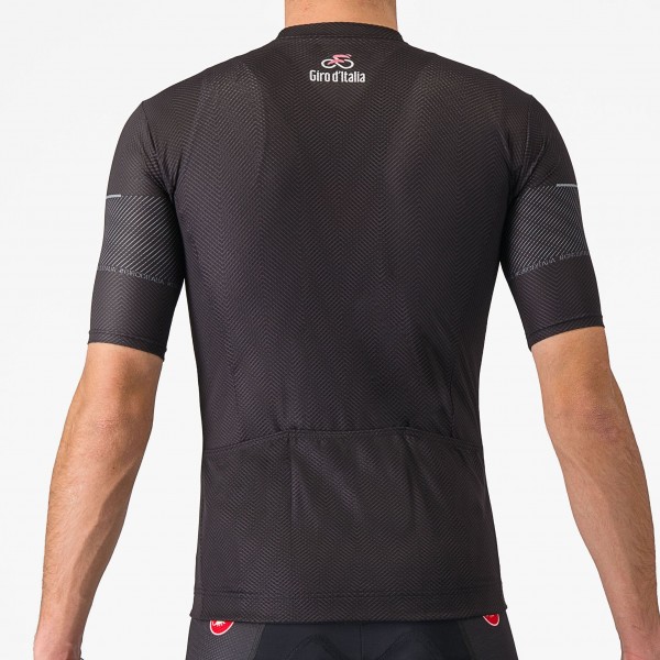 Herren Schwarzes Trikot Giro d'Italia 2024 Classification Radtrikot Kaufen