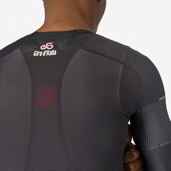 Herren Schwarzes Trikot Giro d'Italia 2024 Race Radtrikot Kaufen