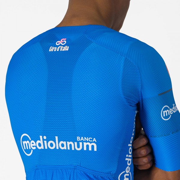 Herren Blau Trikot Giro d'Italia 2024 Race Radtrikot Kaufen