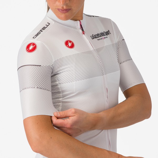 Damen Weißes Trikot Damen Giro d'Italia 2024 Competizione Radtrikot Kaufen