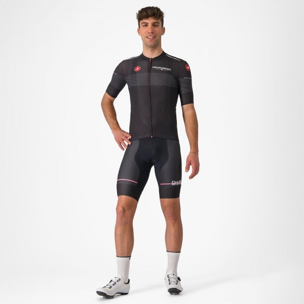 Herren Schwarzes Trikot Giro d'Italia 2024 Classification Radtrikot Kaufen