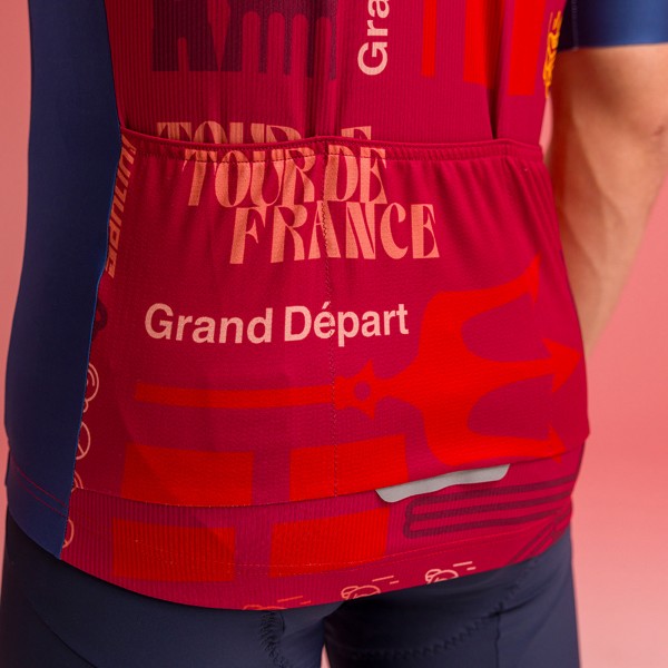 Herren Santini Tour de France 2024 trikot-Bologna Radtrikot Kaufen