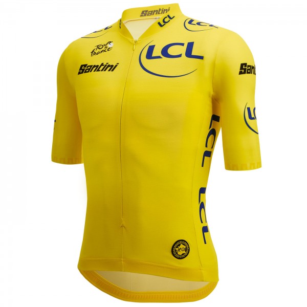 Herren Gelbes Trikot Tour de France 2024 Radtrikot Kaufen