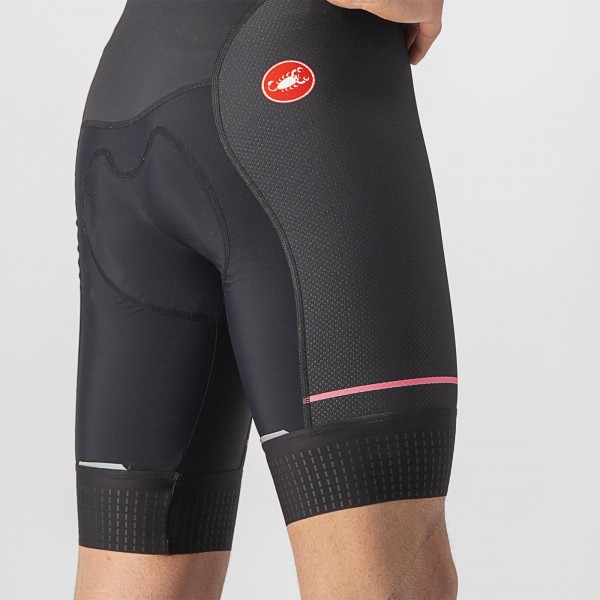 Herren Giro d'Italia 2024 Competizione Trägerhose-Schwarz Radtrikot Kaufen