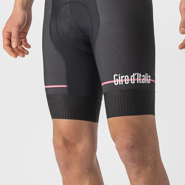 Herren Giro d'Italia 2024 Competizione Trägerhose-Schwarz Radtrikot Kaufen