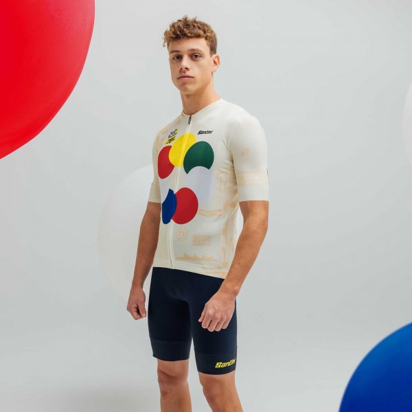 Herren Santini Tour de France 2024 trikot-Grand Départ Radtrikot Kaufen