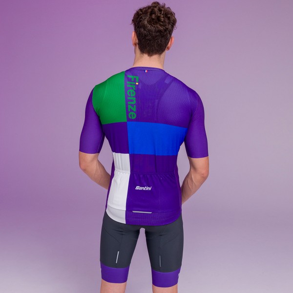 Herren Jersey Santini Tour de France 2024-Florenz Radtrikot Kaufen