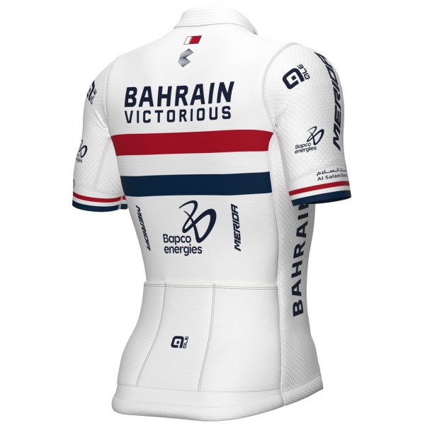 Herren Ale Bahrain Victorious 2024 PRS Trikot-Champion Großbritannien Radtrikot Kaufen