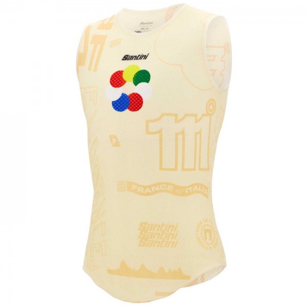 Herren Santini Tour de France 2024 armellose radunterhemd-Grand Départ Radtrikot Kaufen Herren Santini Tour de France 2024 armellose radunterhemd-Grand Départ Radtrikot Kaufen