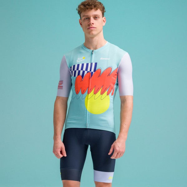 Herren Santini Tour de France 2024 trikot-Nizza Radtrikot Kaufen