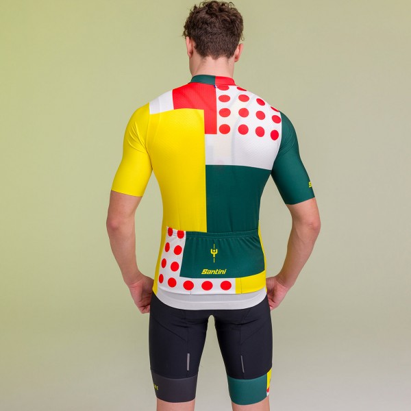 Herren Santini Tour de France 2024 trikot-Combo Radtrikot Kaufen