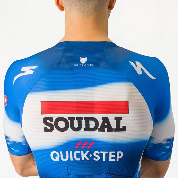 Herren Castelli Soudal Quick-Step 2024 Aero Race 7.0 trikot Radtrikot Kaufen