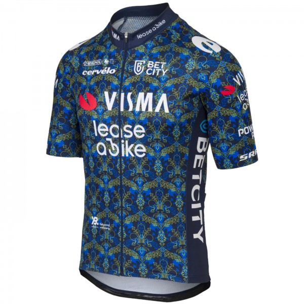 Herren Team Visma Lease a bike 2024 The Renaissance Agu trikot-Tdf Radtrikot Kaufen