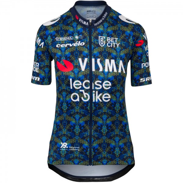Damen Team Visma Lease a bike 2024 The Renaissance Agu frau trikot-Tdf Radtrikot Kaufen