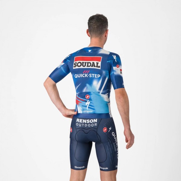 Herren Castelli Soudal Quick-Step 2025 Free Aero Race S tragerhose Radtrikot Kaufen