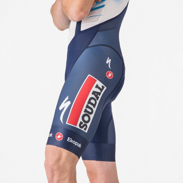 Herren Castelli Soudal Quick-Step 2024 Competizione kurz tragerhose Radtrikot Kaufen