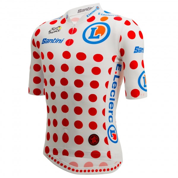 Herren Trikot Santini Punkte Tour de France 2025 Offiziell Radtrikot Kaufen