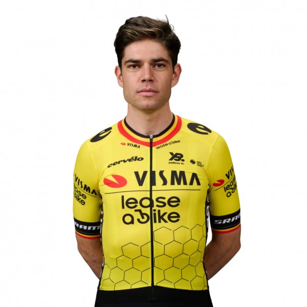 Herren Team Visma Lease a bike 2025 trikot-Wout Van Aert Radtrikot Kaufen