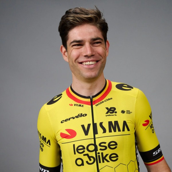 Herren Team Visma Lease a bike 2025 trikot-Wout Van Aert Radtrikot Kaufen