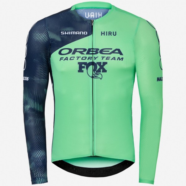 Herren Hiru Orbea Factory Team 2025 Lab Aero langarm trikot Radtrikot Kaufen