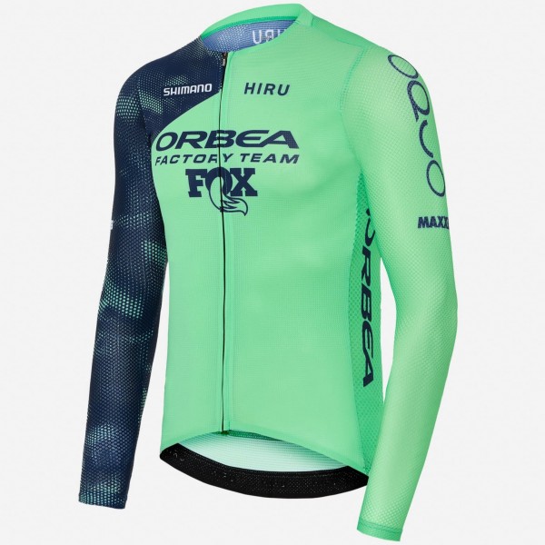 Herren Hiru Orbea Factory Team 2025 Lab Aero langarm trikot Radtrikot Kaufen