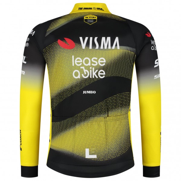 Herren Team Visma Lease a bike 2025 The Swarm langarm trikot-Tdf Radtrikot Kaufen