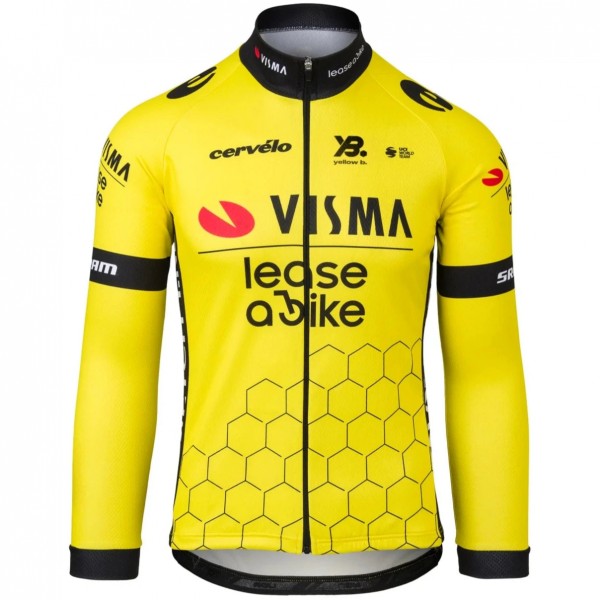 Herren Team Visma Lease a bike 2025 langarm trikot Radtrikot Kaufen