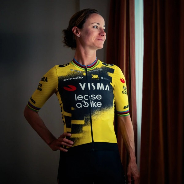 Damen Team Visma Lease a bike 2025 The Wingbeat frau trikot Radtrikot Kaufen