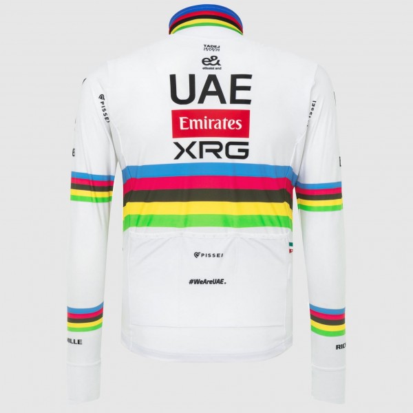 Herren UAE Team Emirates 2025 Pissei langarmtrikot-Tadej Pogacar Radtrikot Kaufen