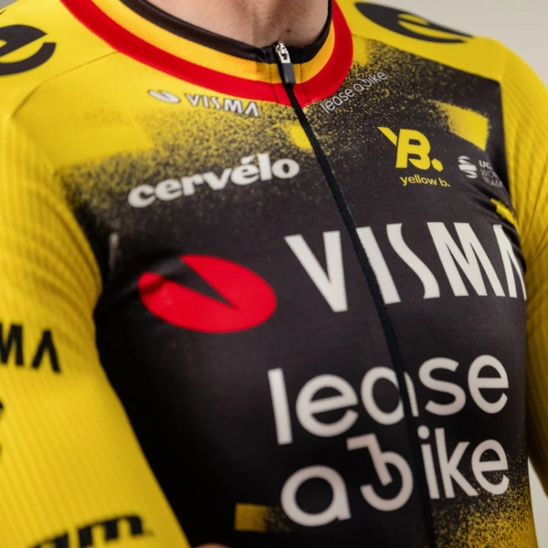 Herren Team Visma Lease a bike 2025 The Wingbeat trikot-Wout Van Aert Radtrikot Kaufen
