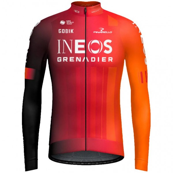 Herren Gobik Ineos Grenadiers 2025 Hyder langarm trikot Radtrikot Kaufen