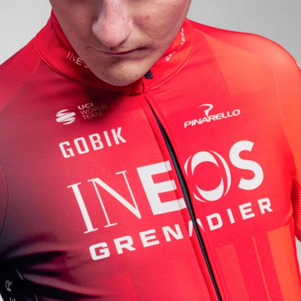 Herren Gobik Ineos Grenadiers 2025 Hyder langarm trikot Radtrikot Kaufen