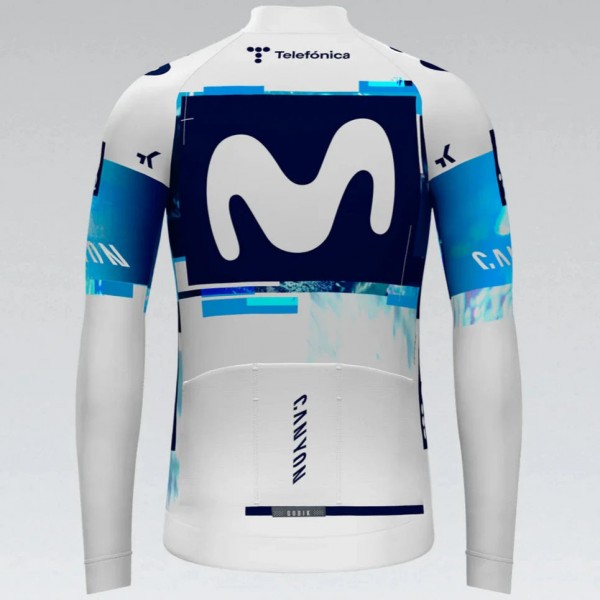 Herren Gobik Movistar 2025 Hyder langarm trikot Radtrikot Kaufen