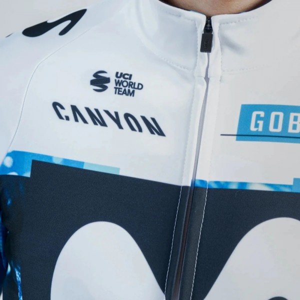 Herren Gobik Movistar 2025 Hyder langarm trikot Radtrikot Kaufen