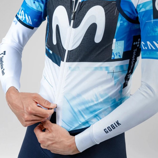 Herren Gobik Movistar 2025 Plus 2.0 weste Radtrikot Kaufen