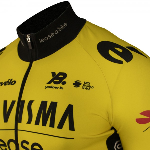 Herren Team Visma Lease a bike 2025 Premiun Polartec jacke Radtrikot Kaufen