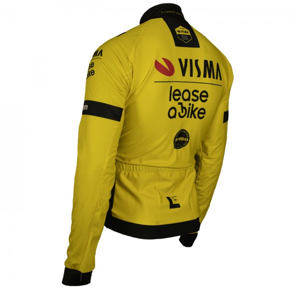 Herren Team Visma Lease a bike 2025 Premiun Polartec jacke Radtrikot Kaufen