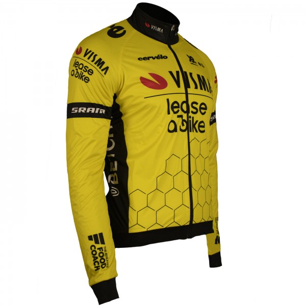 Herren Team Visma Lease a bike 2025 Premiun Polartec jacke Radtrikot Kaufen