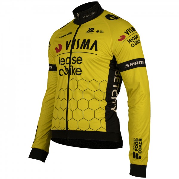Herren Team Visma Lease a bike 2025 Premiun Polartec jacke Radtrikot Kaufen