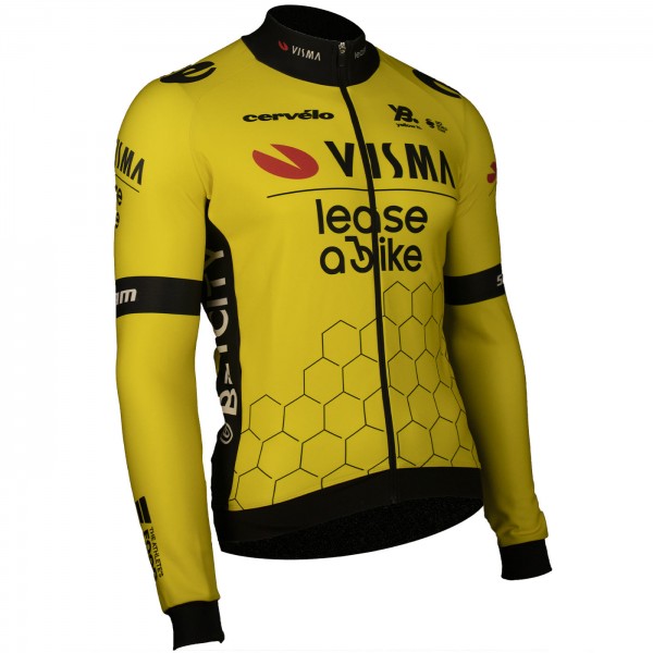 Herren Team Visma Lease a bike 2025 Premium langarm trikot Radtrikot Kaufen