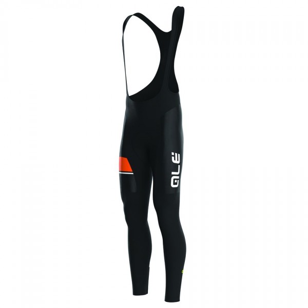 2016 ALE PLUS URANO Lang Trägerhose-Schwarz ORANGE FLUO Radtrikot Kaufen