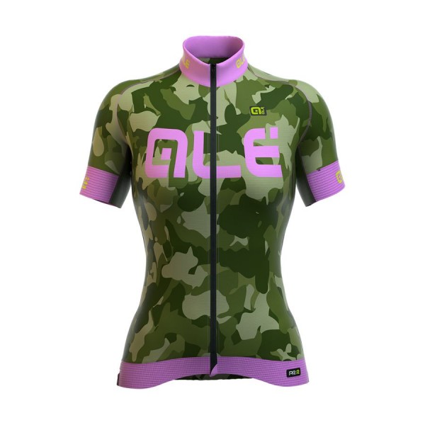 2016 Damen Ale Graphics PRR Camo-Grün Radtrikot Kurzarm Radtrikot Kaufen