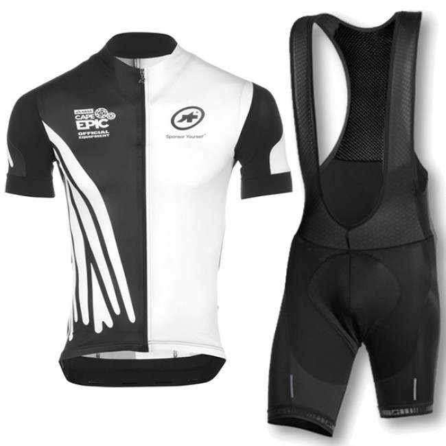 2016 Assos Weiß Schwarz Fahrradbekleidung Radtrikot und Trägerhosen Set Radtrikot Kaufen 2016 Assos Weiß Schwarz Fahrradbekleidung Radtrikot und Trägerhosen Set Radtrikot Kaufen
