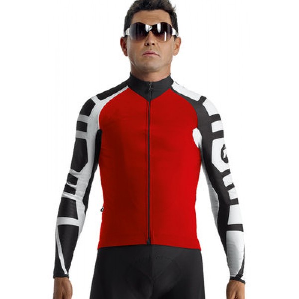 2016 Assos Rot Fahrradtrikot Langarm Radtrikot Kaufen