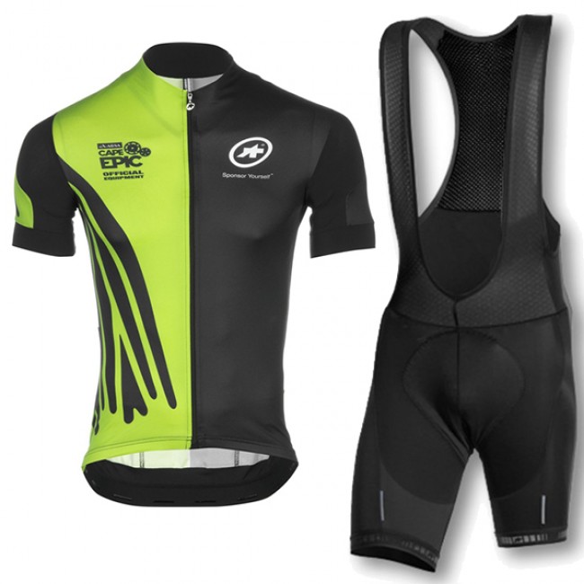2016 Assos Grün Schwarz Fahrradbekleidung Radtrikot und Trägerhosen Set Radtrikot Kaufen 2016 Assos Grün Schwarz Fahrradbekleidung Radtrikot und Trägerhosen Set Radtrikot Kaufen