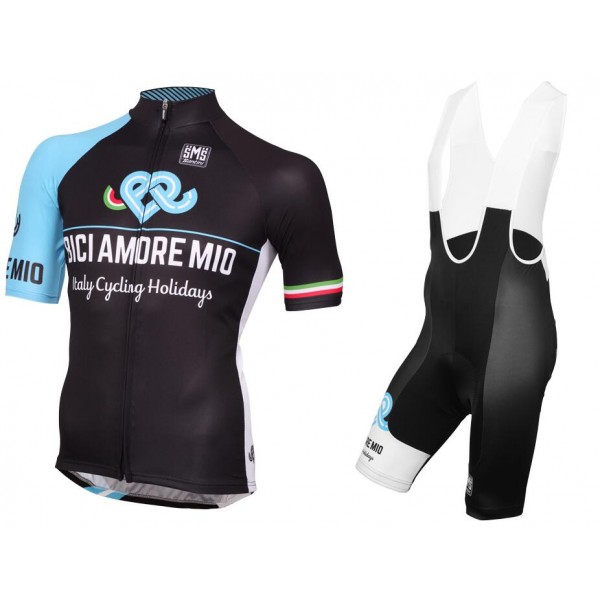 2016 BICI AMORE MIO Fahrradbekleidung Satz Fahrradtrikot Kurzarm Trikot und Kurz Trägerhose Radtrikot Kaufen