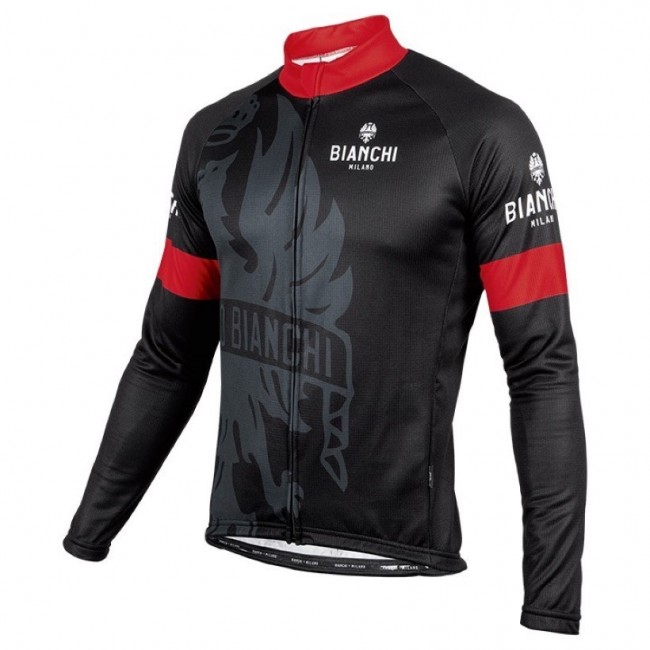 2016 Bianchi Milano Sorisole Schwarz-Rot Radtrikot Langarm Radtrikot Kaufen 2016 Bianchi Milano Sorisole Schwarz-Rot Radtrikot Langarm Radtrikot Kaufen