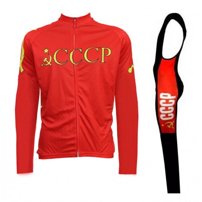 2016 CCCP Fahrradbekleidung Radtrikot Satz Langarm und Lange Trägerhose Radtrikot Kaufen 2016 CCCP Fahrradbekleidung Radtrikot Satz Langarm und Lange Trägerhose Radtrikot Kaufen