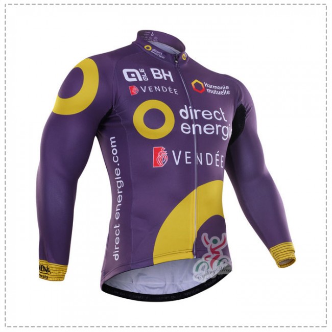 2016 Direct Energie purple Fahrradtrikot Langarm Radtrikot Kaufen 2016 Direct Energie purple Fahrradtrikot Langarm Radtrikot Kaufen