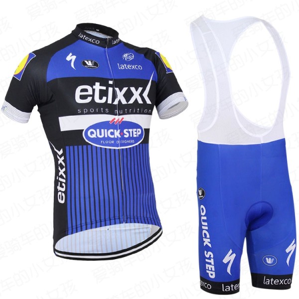 2016 2016 ETIXX-QUICK STEP Fahrradbekleidung Satz Fahrradtrikot Kurzarm Trikot und Kurz Trägerhose Radtrikot Kaufen